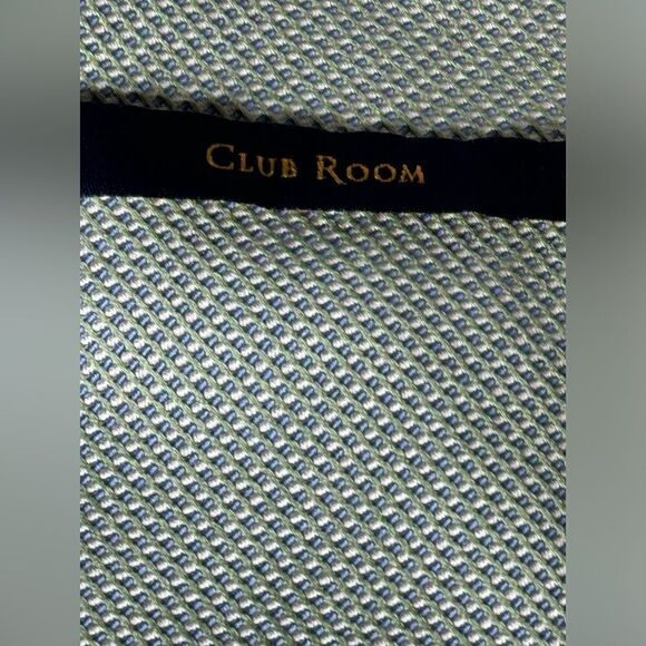 Club Room by Charter Club Mens Silk Tie Geometic Print - Picture 4 of 6